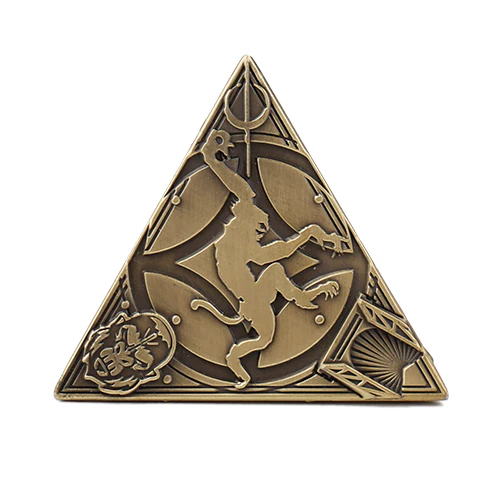 3D Trifecta Geocoin- Antique Bronze - Image 4