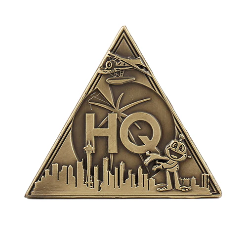 3D Trifecta Geocoin- Antique Bronze - Image 5