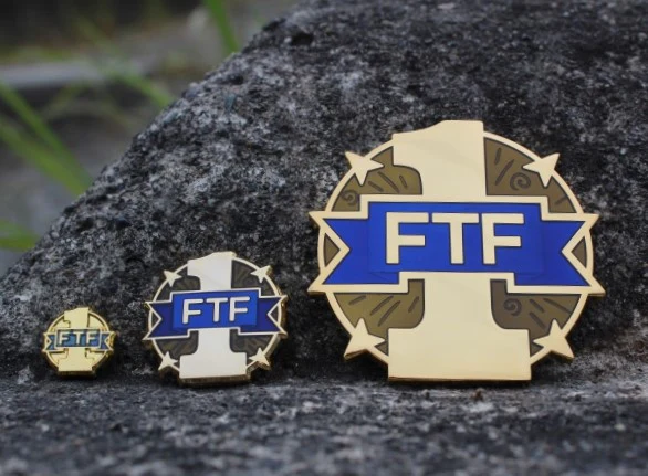 First To Find FTF Micro Geocoin - Gold - Image 3