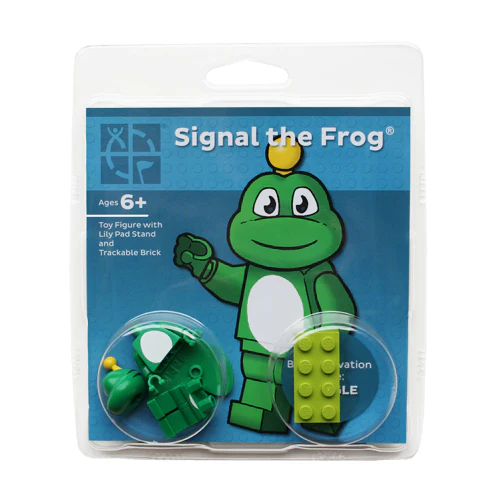 Signal the Frog® 2" Figure with Trackable Brick - Image 6